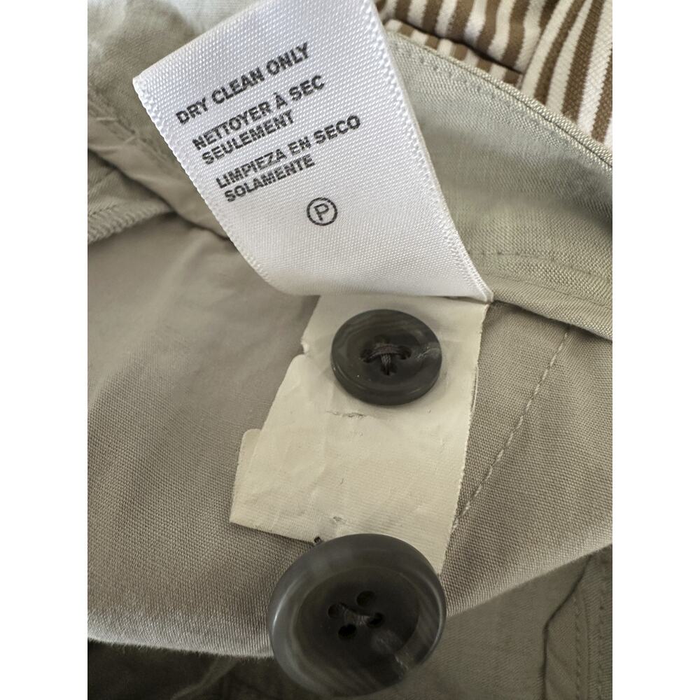 James Perse Linen Cotton Blend Short Shorts 2.5" - 3" Inseam Size 27 Button Zip - Picture 7 of 13
